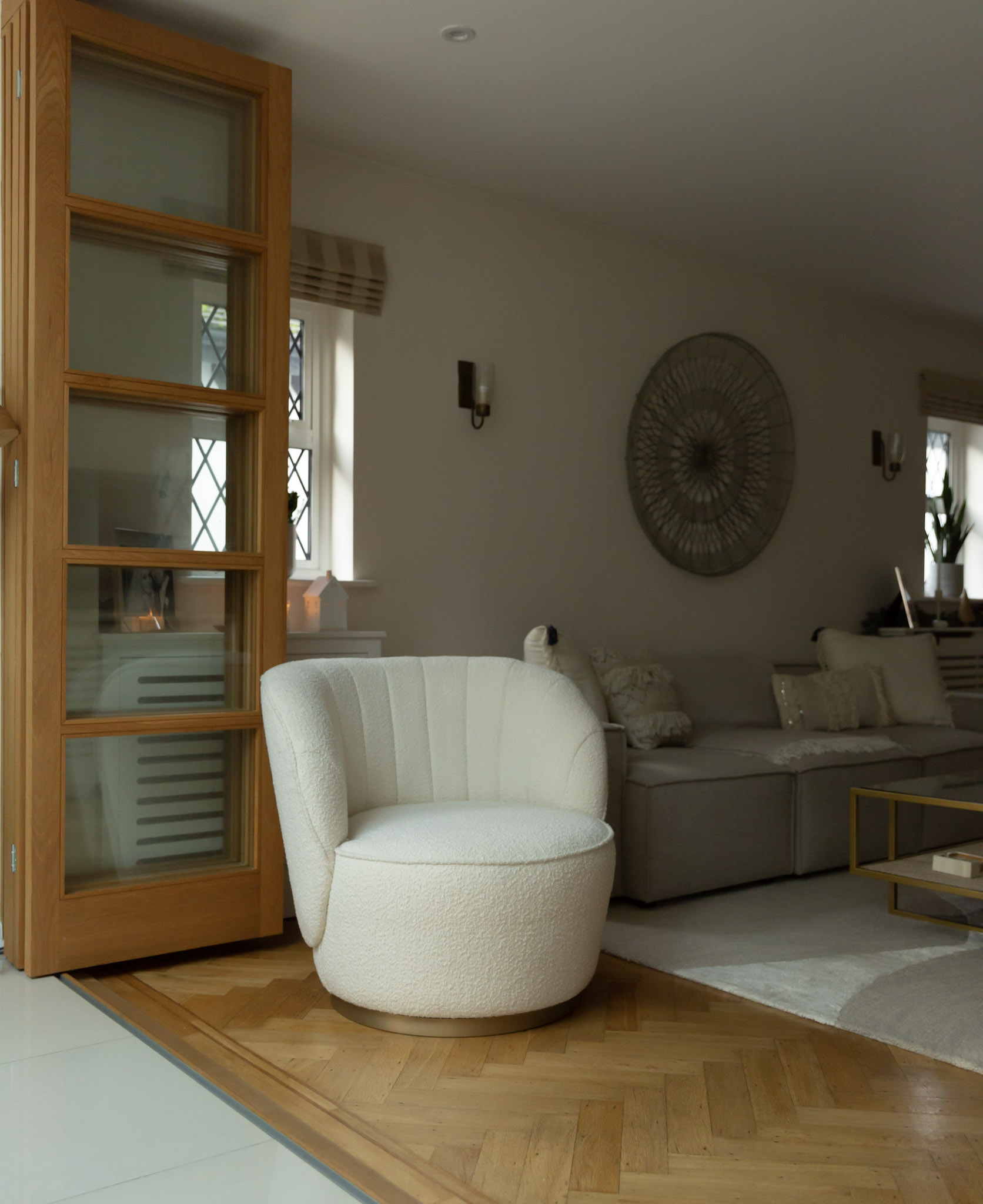 White Bouclé Chair Review | Domkapa | Interior Design Trends 2023 ...