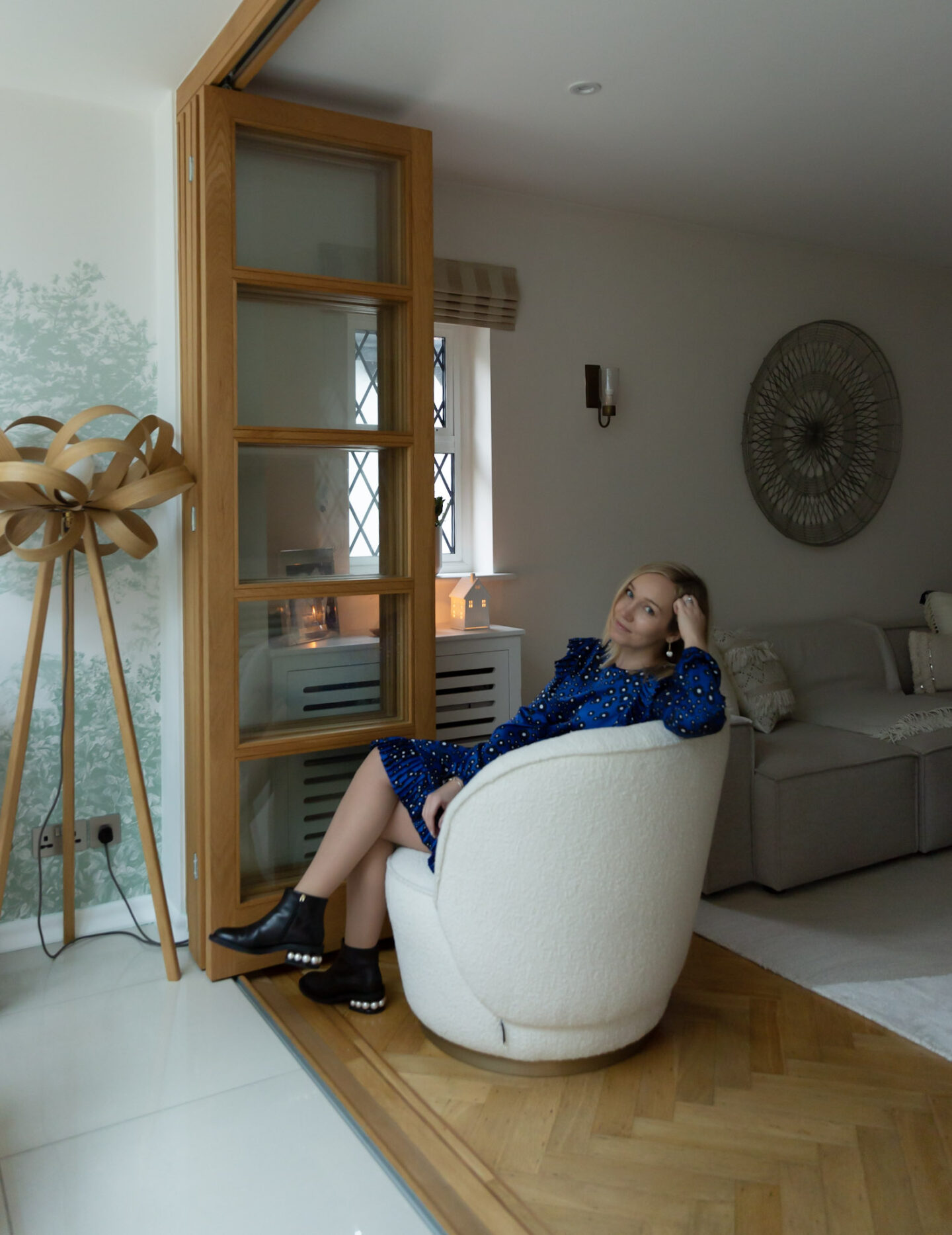 White Bouclé Chair Review | Domkapa | Interior Design Trends 2023