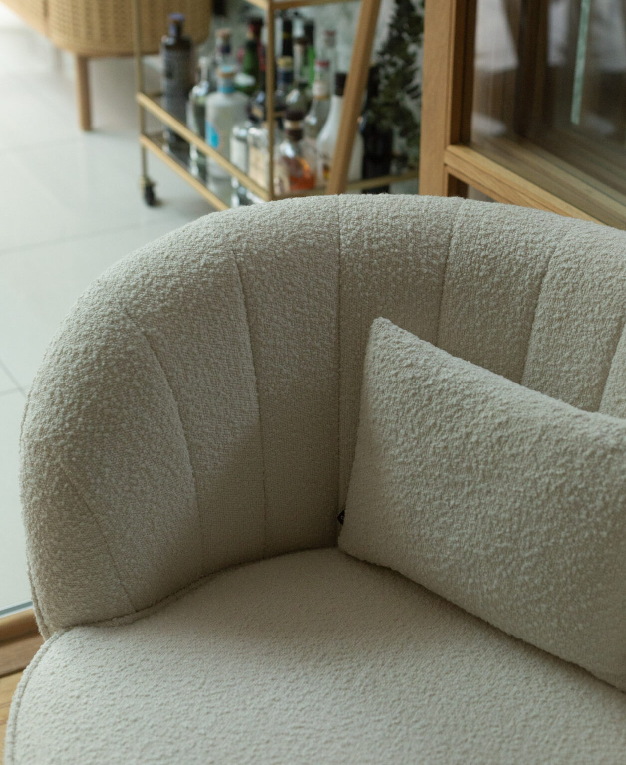 White Bouclé Chair Review | Domkapa | Interior Design Trends 2023 ...