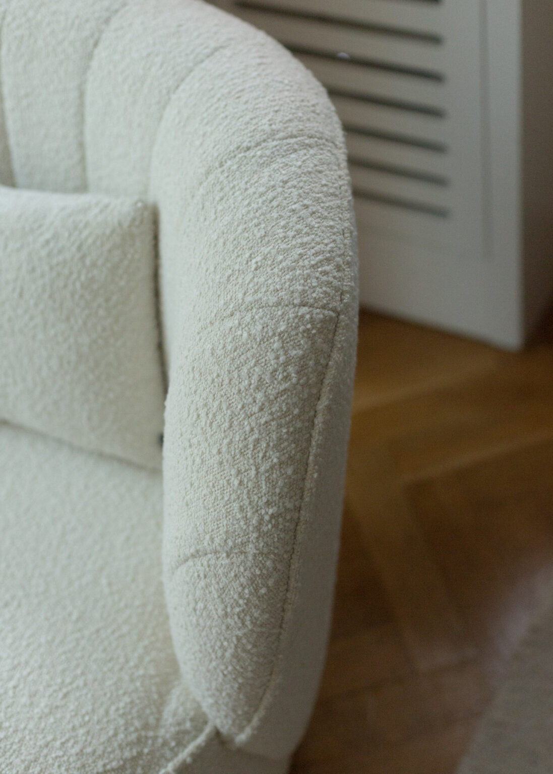 White Bouclé Chair Review | Domkapa | Interior Design Trends 2023 ...
