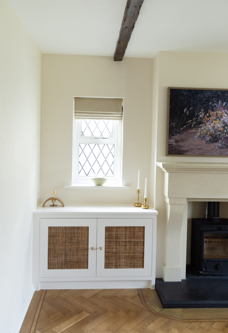 Living Room Update: New Alcoves & Hidden Home Theater Equipment
