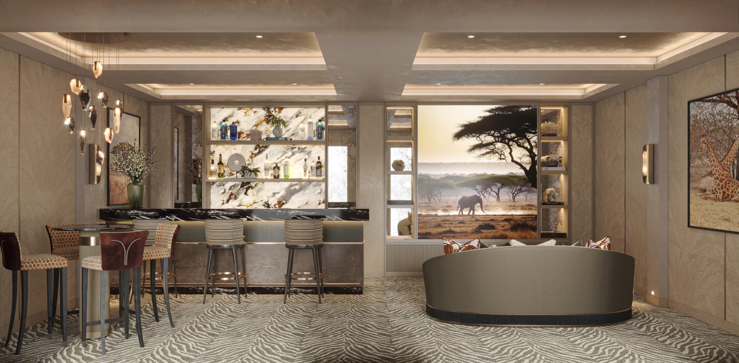 home cinema with a bespoke tech solution