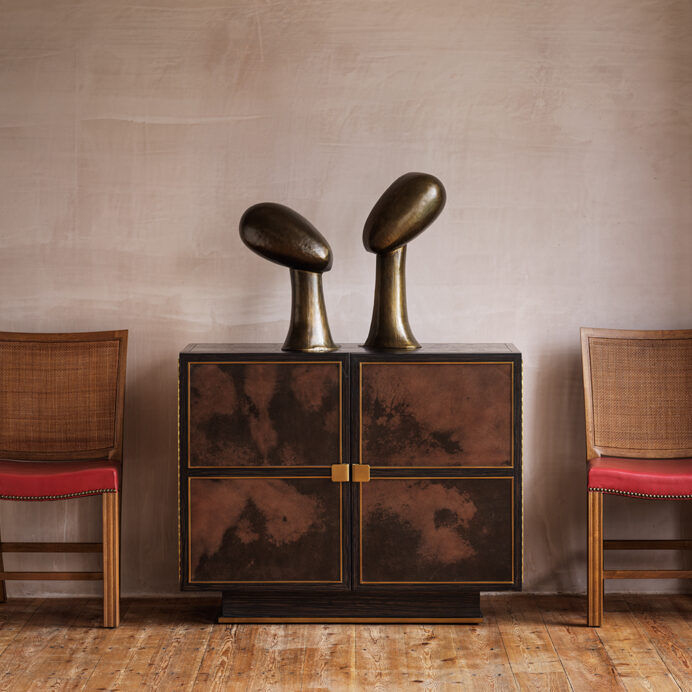 Modern English luxury oak cabinet 