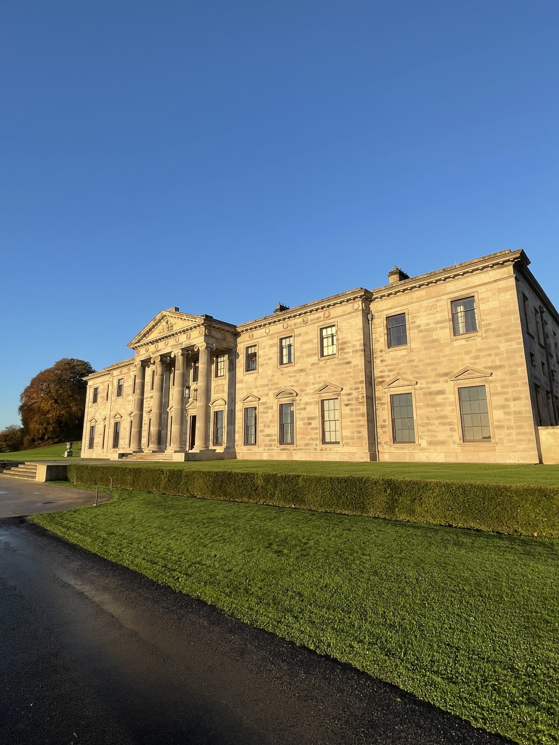 Exterior view of Ballyfin Demesne's outer building