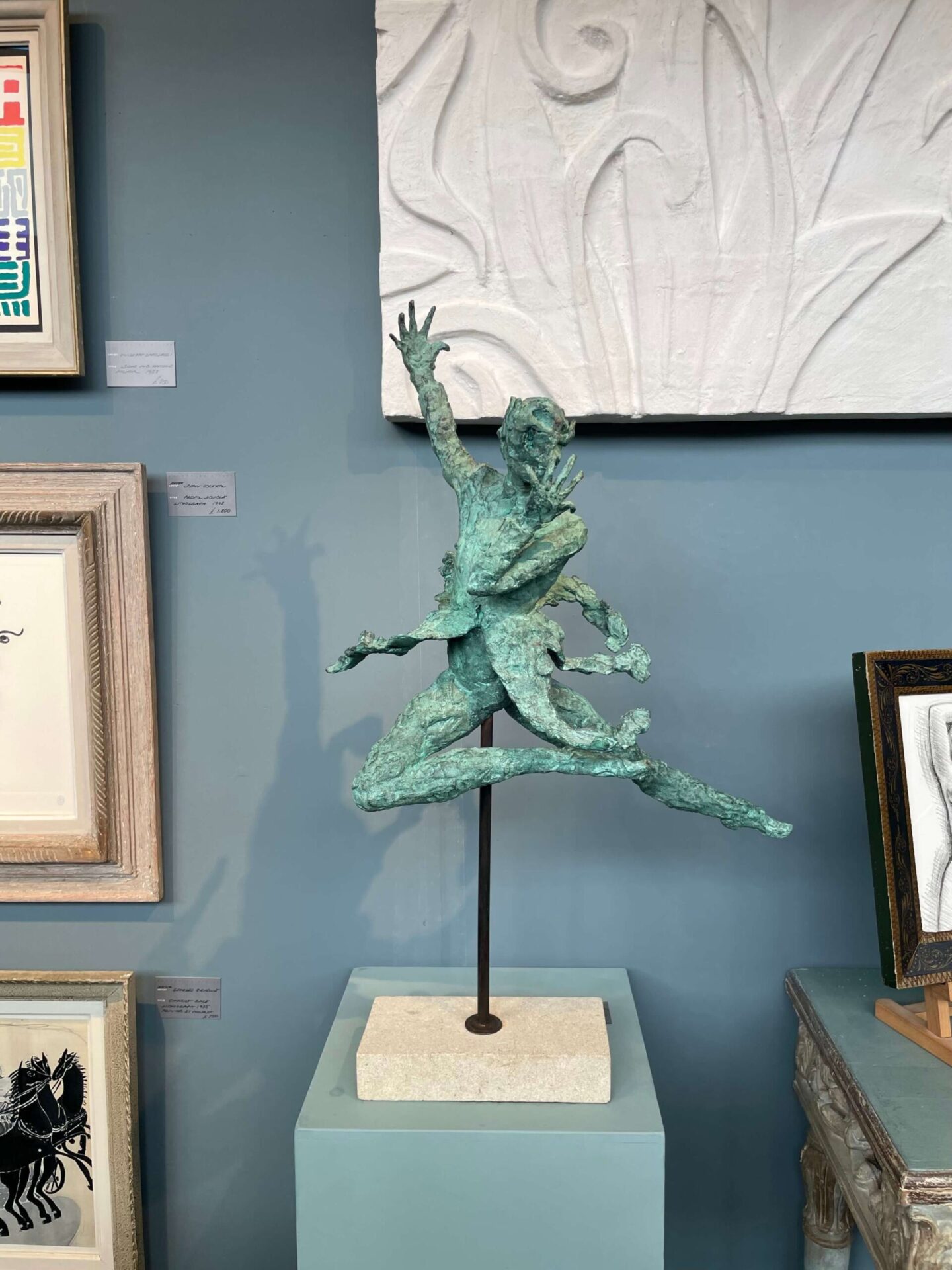 Dancer III Passion sculpture by Jane Gordon Clark