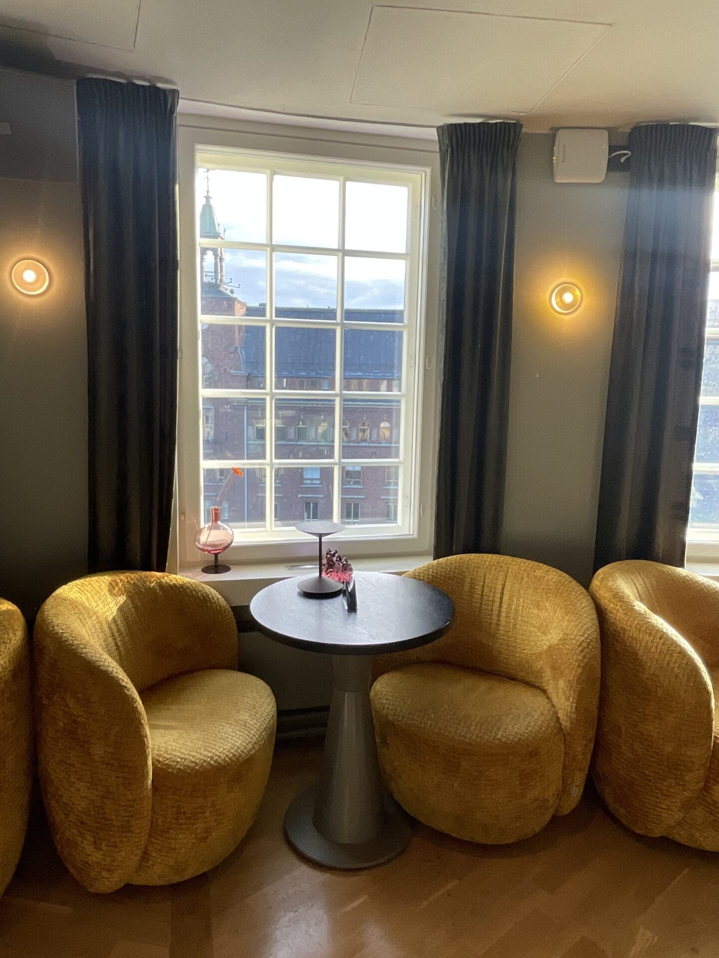Rooftop bar Kupoli in the historic dome-shaped tower in Grand Hansa Helsinki.